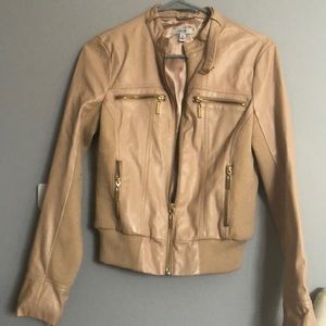 Chic polyester zip jacket